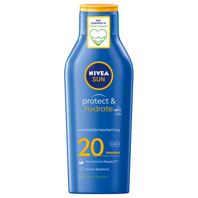 Mleczko do opalania Nivea Sun Protect & Hydrate SPF20 400 Mililitrów