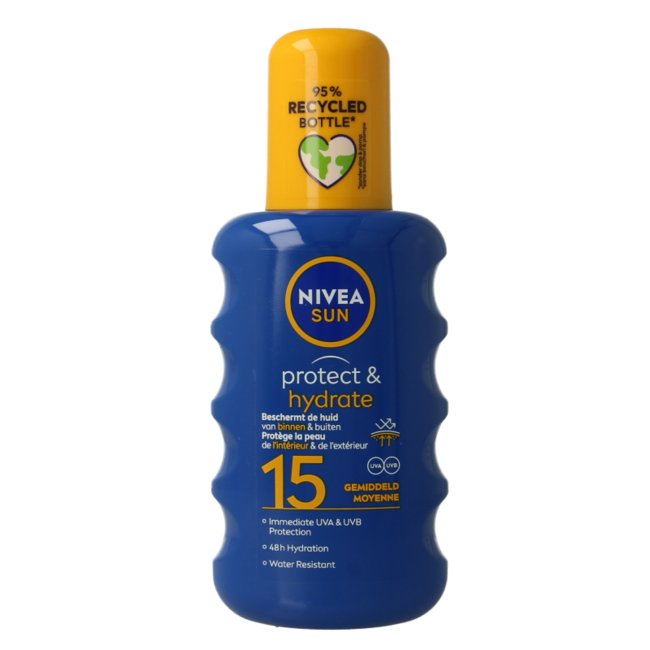 Nivea Sun Protect & Hydrate spray do opalania SPF15 200 Mililitrów