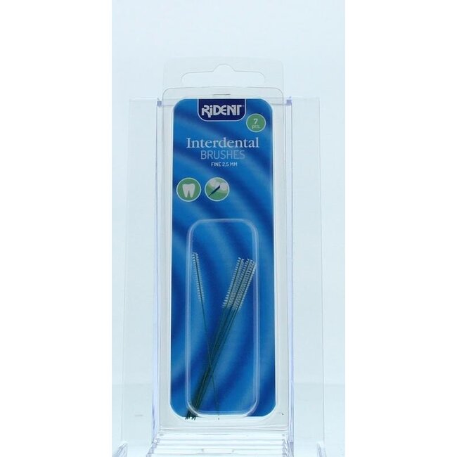 Rident Interdental Brush 2.5 mm 7 Pieces