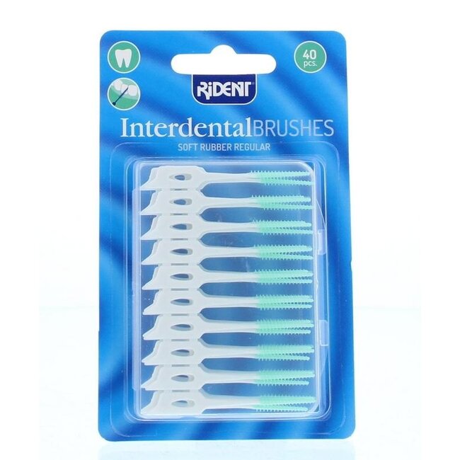 Rident soft rubber interdental brushes 40 pack