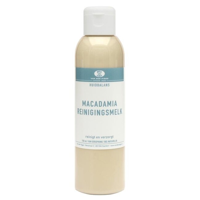 van der Pigge Huidbalans Reinigungsmlich Macadamia 150 Milliliter