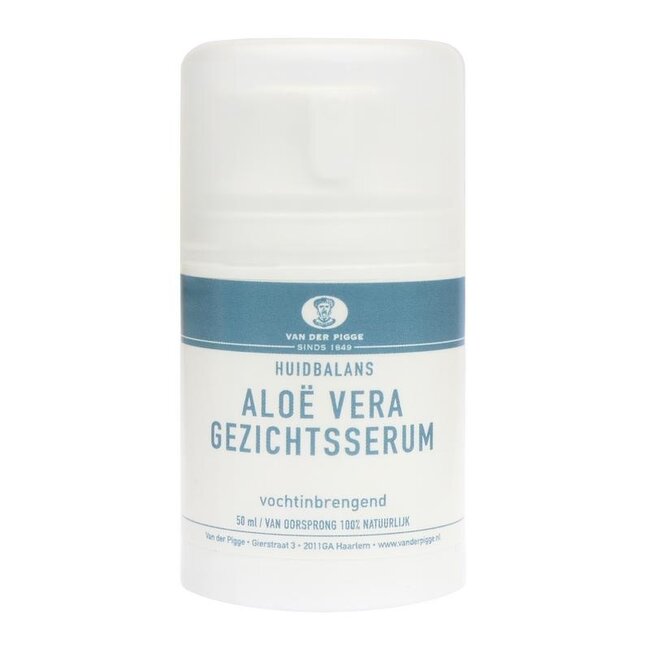 Siero viso van der Pigge Huidbalans all'aloe vera 50 Millilitri