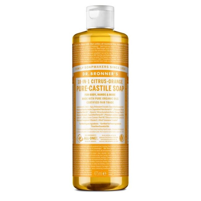 Mydło w płynie Dr. Bronner's cytrus/pomarańcza 475 mililitrów