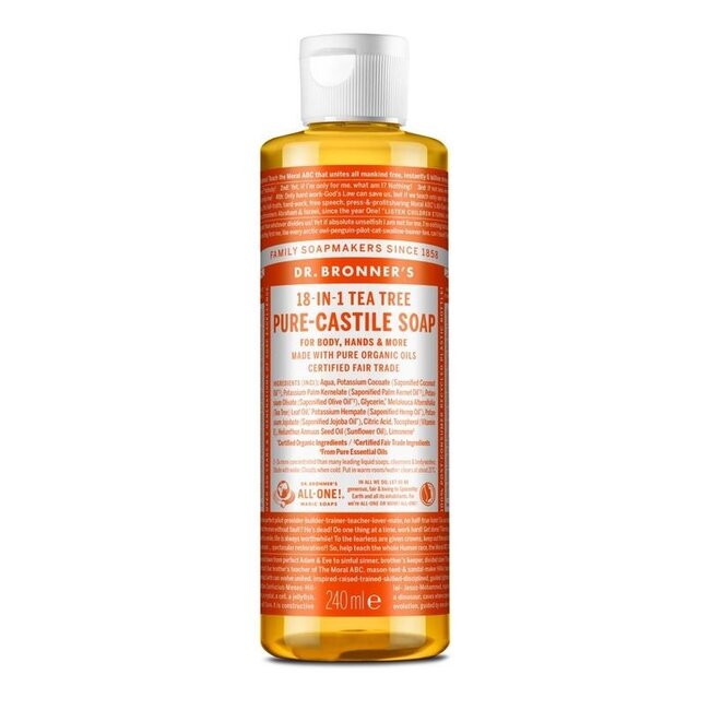 Dr. Bronner's Flüssigseife Teebaum 240 Milliliter