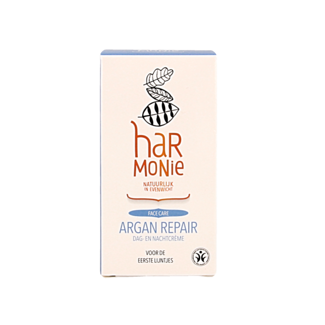 Crema Giorno/Notte Riparatrice all'Argan Harmonie 50 Millilitri