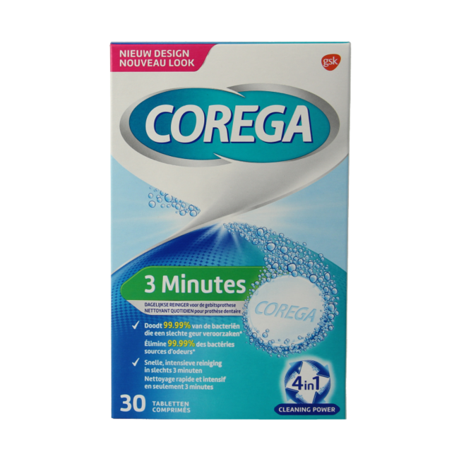 Tabletki Corega 3 minuty 30 sztuk