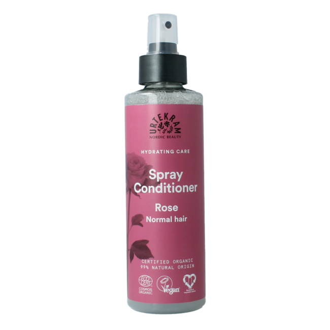 Urtekram Après-shampooing spray à la rose 250 ml