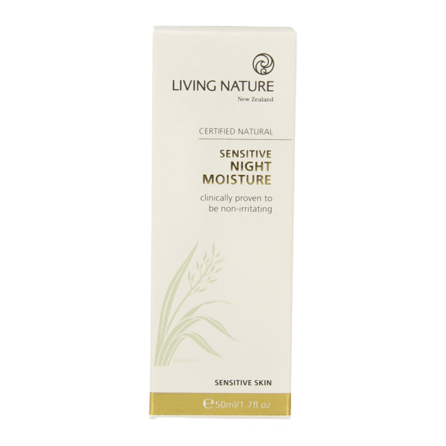 Living Nature Night Cream for Sensitive Skin 50ml