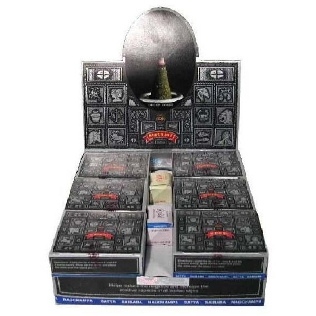 Satya Super Hit Incense Cones - 12 Pack