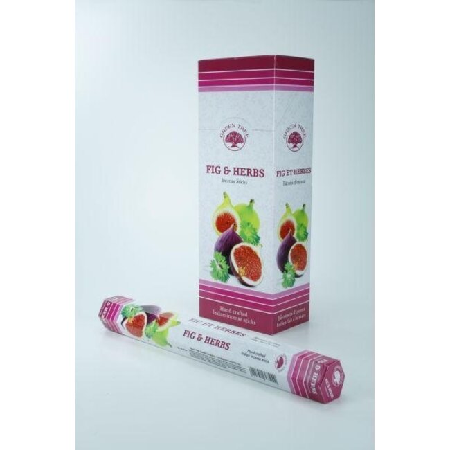 Green Tree Incense Fig and Herbs 20 Sticks
