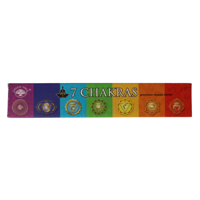 Green Tree Incenso 7 Chakra 15 Grammi