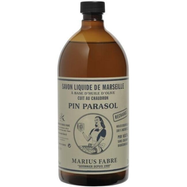 Marius Fabre Nature Marseille soap stone pine refill 1 Litre