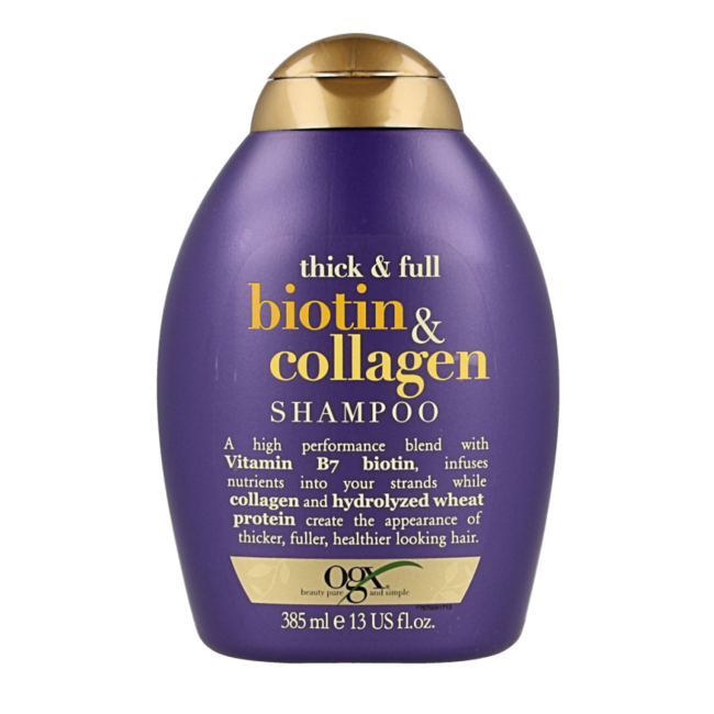 OGX Champú con Biotina y Colágeno Thick & Full 385 ml