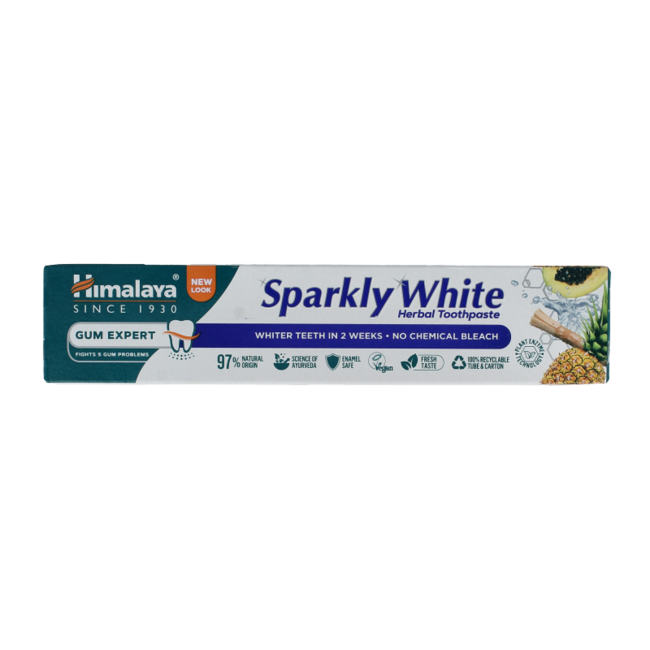 Pasta de dientes herbal Sparkly White 75 mililitros