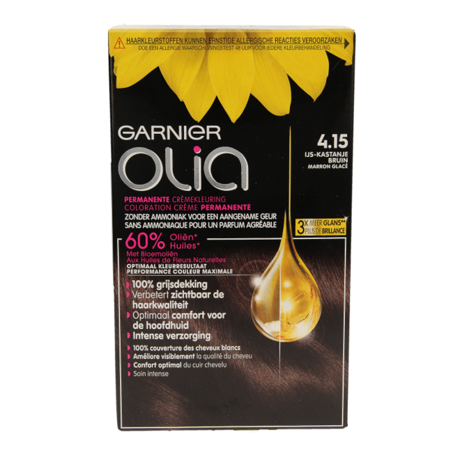 Garnier Olia 4.15 Castaño Helado 1 set