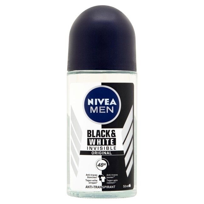 Herren Deodorant Roller Invisible Black 50 Milliliter
