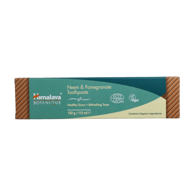 Dentifrice biologique neem et grenade 150 g