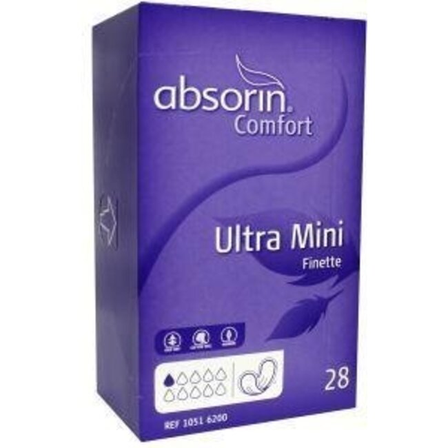 Absorin Comfort Finette Ultra Mini 28 Pack