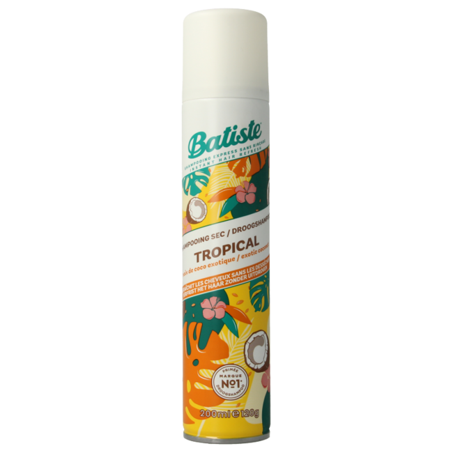 Suchy szampon Batiste Tropical 200 mililitrów