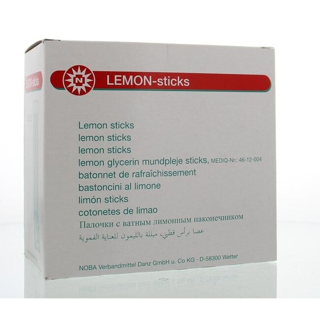 Applimed Lemon Glycerine Swabs Noba 25 Pieces