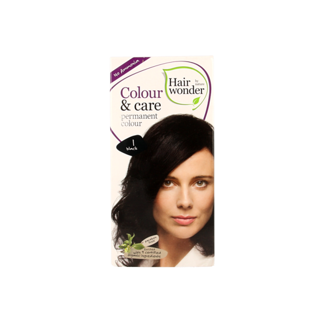 Hairwonder Colour & Care 1 Black 100ml