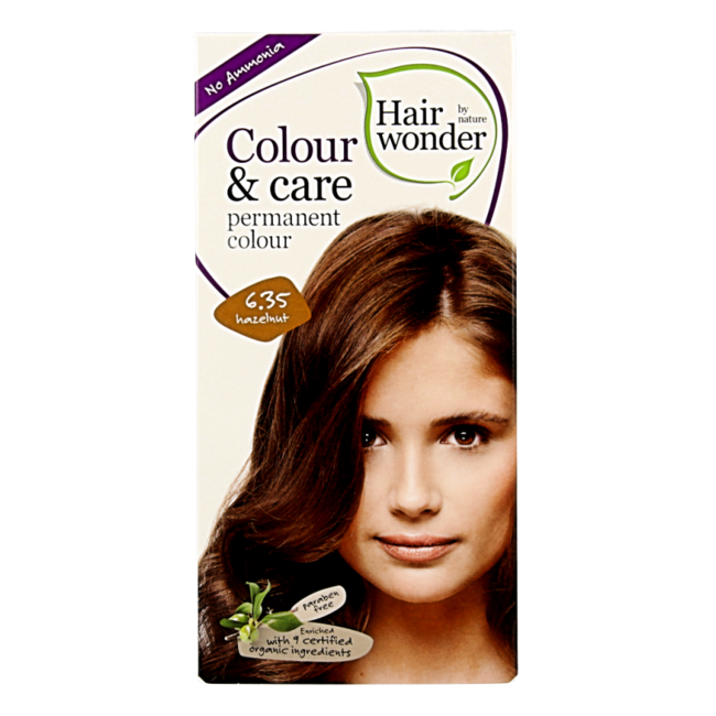 Hairwonder Colour & Care 6.35 avellana 100 Mililitros