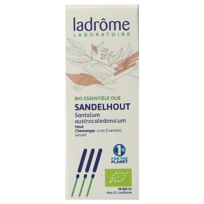 Olio essenziale di Sandalo Ladrome Biologico 5 Millilitri