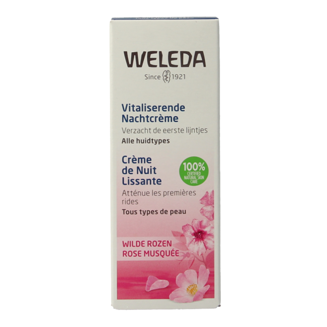 Weleda Crema Notte Rivitalizzante Rosa Selvatica 30 Millilitri