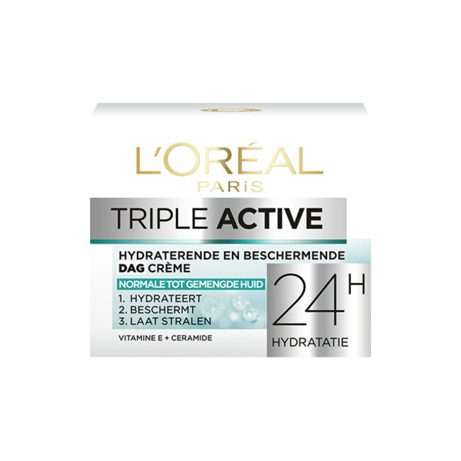 L'Oreal Paris Dermo Expertise Triple Active Crema Giorno Pelli Normali/Miste 50 Millilitri