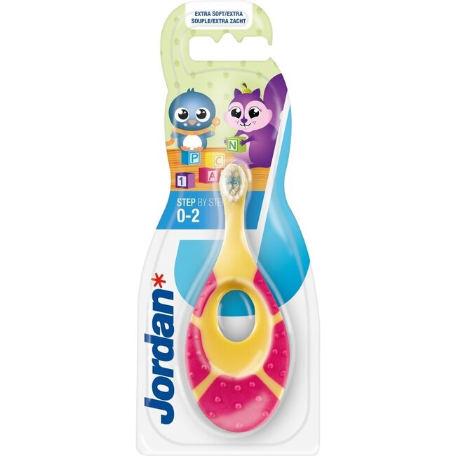 Cepillo de dientes Jordan Step by Step 0-2 años 1 unidad