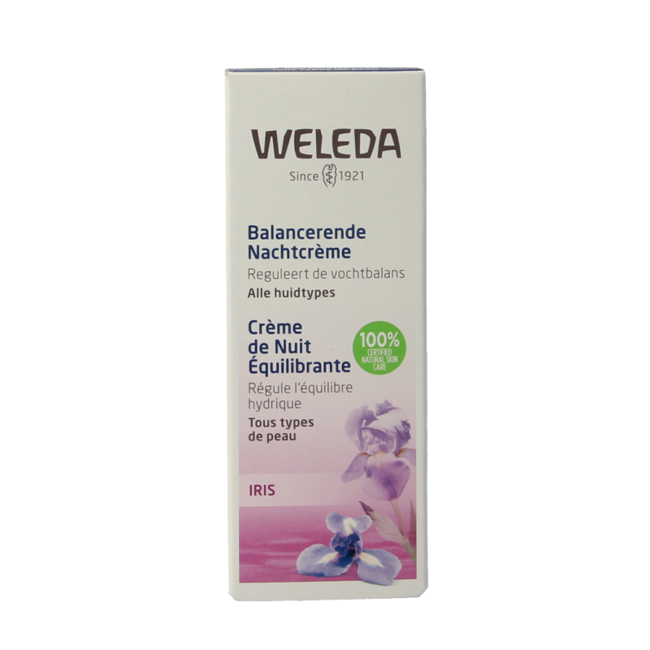 Crema Notte Equilibrante all'Iris Weleda 30 Millilitri
