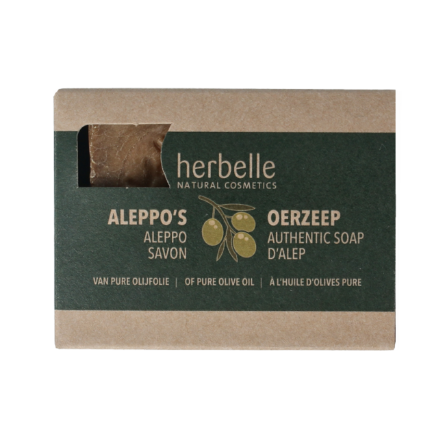 Herbelle Mydło Aleppo oliwkowe i wodne, 1 sztuka