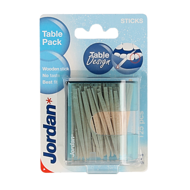 Jordan Distributeur de cure-dents de table 125 pièces 1 unité