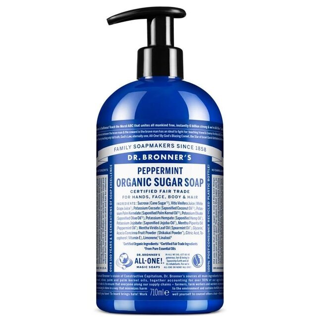 Jabón de Shikakai Dr. Bronner's de menta 710 ml