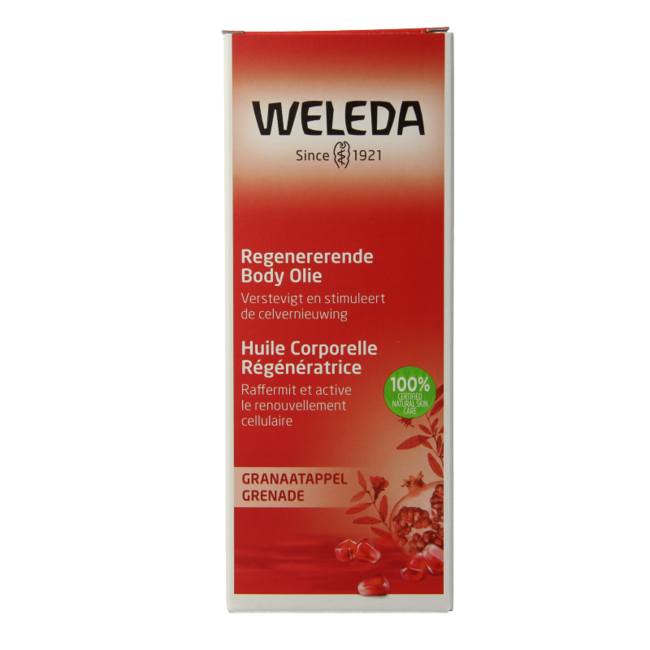 Granaatappel regenererende body olie 100 Milliliter