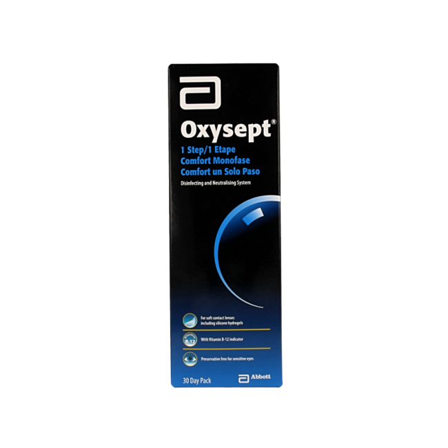 Płyn do soczewek Oxysept 1 Step na 1 miesiąc 300 mililitrów
