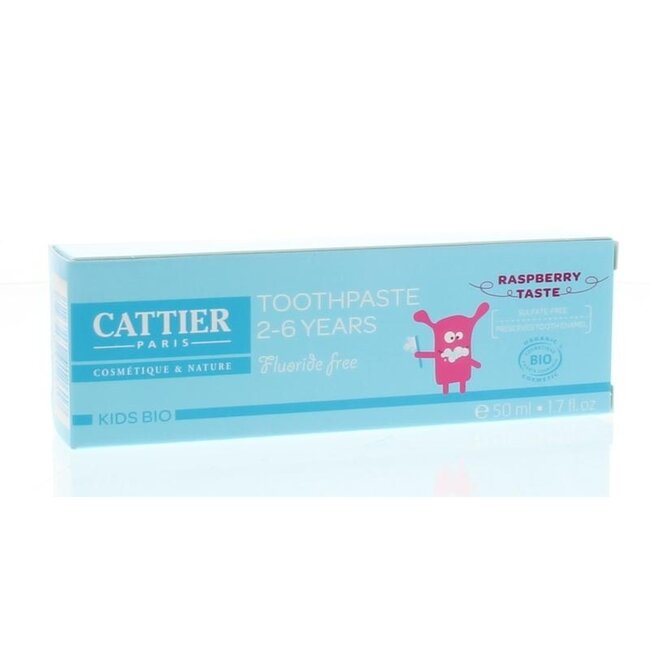 Cattier Dentifrice framboise 2-6 ans 50 ml