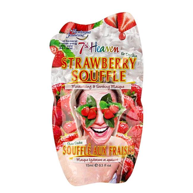 Maschera viso Montagne 7th Heaven soufflé alla fragola 15 Millilitri