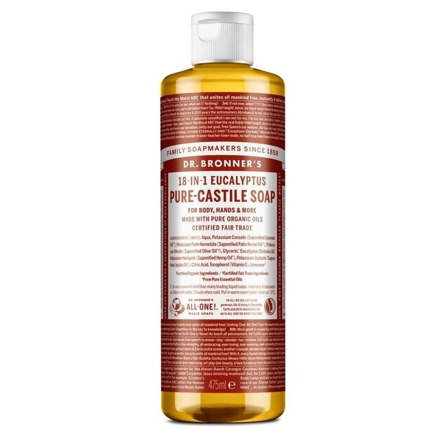 Dr Bronner's Eucalyptus Liquid Soap 475ml