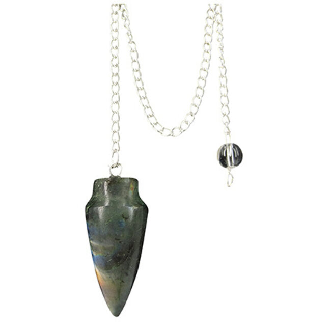 Wahadło Ruben Robijn, kropla labradorytu, 1 sztuka