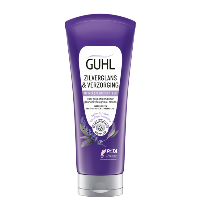 Maschera Guhl Lucentezza Argento & Trattamento 200 Millilitri