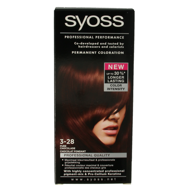 Syoss Colors 3-28 Chocolat Noir 1 Kit