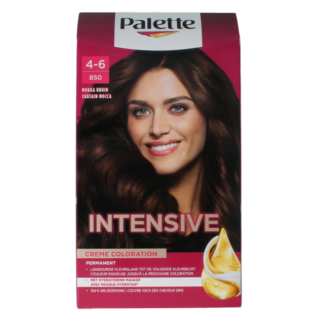 Tinta per Capelli Poly Palette 850 Marrone Moka 1 Set