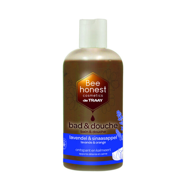 Traay Bee Honest Bain / douche lavande / orange 250 Millilitres