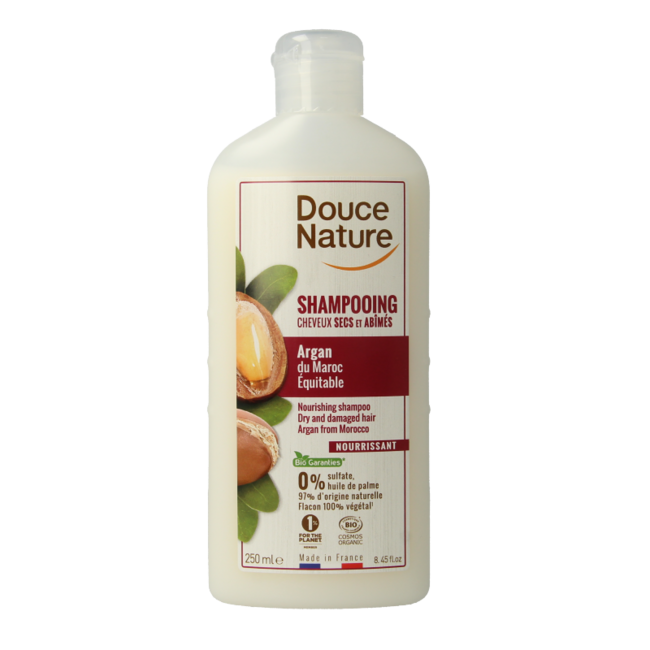 Douce Nature organic argan cream shampoo 250ml