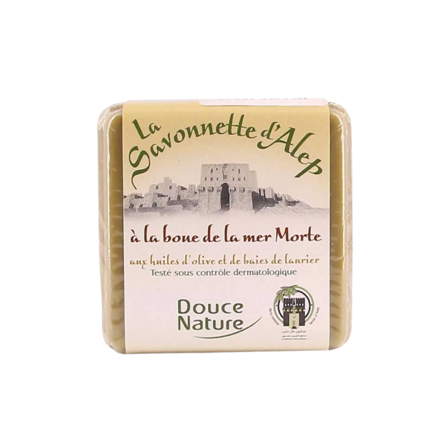 Sapone da Toilette Douce Nature di Aleppo Fango del Mar Morto Biologico 100 Grammi