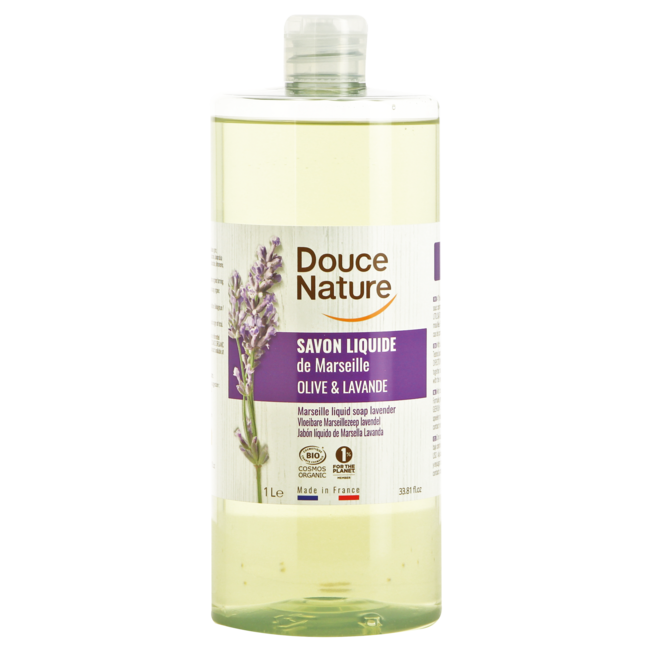 Douce Nature Savon de Marseille liquide lavande bio 1 Litre