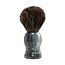 Blaireau de rasage Hans Baier pur gris marbre/gris 1 pièce