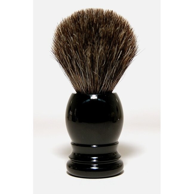 Rasura Blaireau de rasage pur gris noir 1 pièce