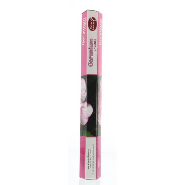 Encens Natures Incense géranium 20 bâtonnets